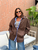 Maxi Camicia Amanda | Moro