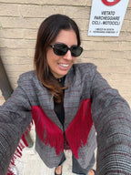 Blazer con Frange Lumina art LD5936