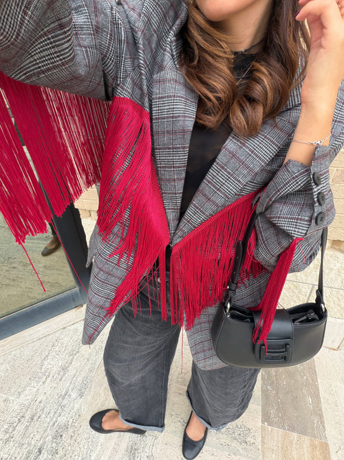 Blazer con Frange Lumina art LD5936